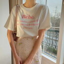 刺?入りTシャツ トップス Tシャツ カットソー 袖あり 半袖 ラウンドネック 襟なし 刺繍 お得 かわいい カジュアル おしゃれ お洒落 ラフ ラブリー キュート ガーリー 存在感