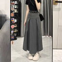 レディース スカート プリーツスカート ロングスカート ロング フレア Aライン プリーツ ベルト ハイウエスト コンサバ 柔らか ハリ感 大人可愛い きれいめ シンプル カジュアル おしゃれ こなれ感 個性的 クール モード系 モダン 存在感 抜け感