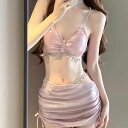 ガーリー 個性的 クール モード系 スタイリッシュ モダン かっこいい エキゾチック セクシー リゾート 旅行 プール 夏 海 美脚 脚長 スタイルアップ 高見え 格上げ モテ 背中見せ