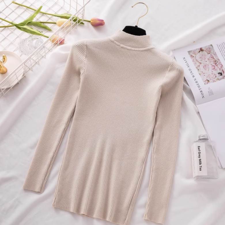 【FunnyBunny】 レディース トップス ニット セーター プルオーバー ショート レトロ カジュアル 上品 ..