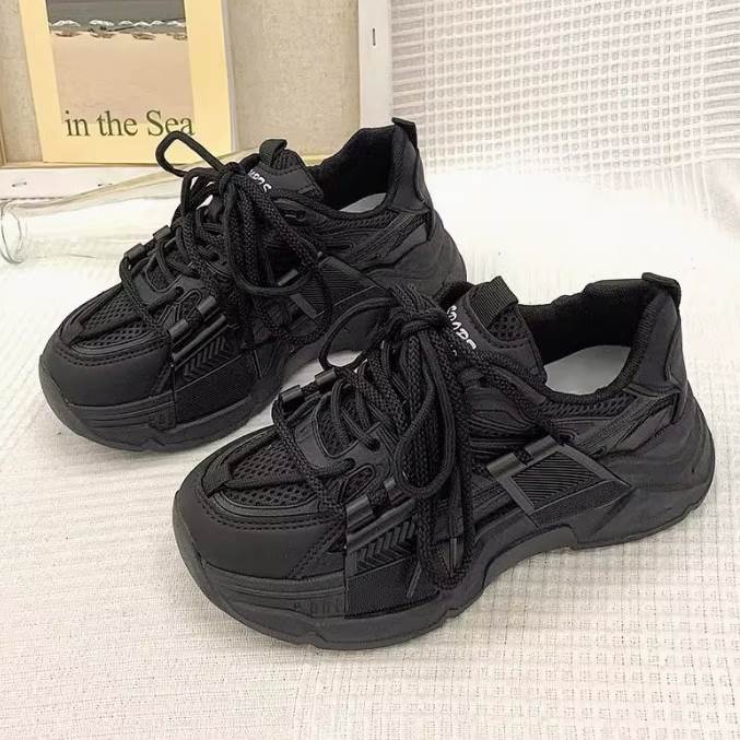 【FunnyBunny】 レディース スニーカー 厚底 美脚 脚長 かわいい ルーズ スポーティー マニッシュ シン..