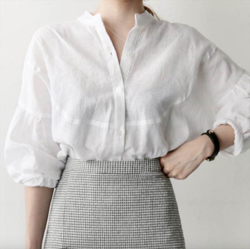 【FunnyBunny】 トップス デート 上品 ファッション お出かけ かわいい きれいめ 大人 カジュアル お洒落 モテ インスタ映え 流行 トレンド おしゃれ 存在感 着回し シンプル スタイル 女子会 休日 旅行 コーデ(4)