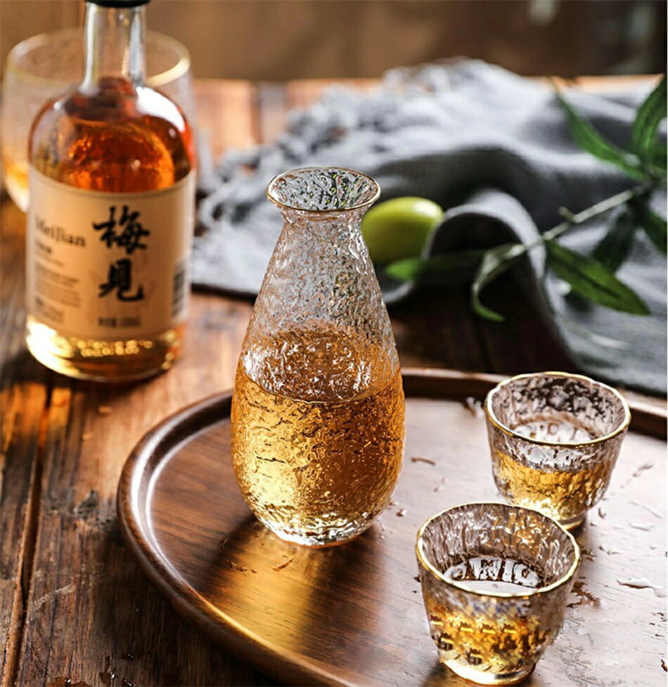 酒器セット ガラス徳利 ガラス酒杯 6点セット ガラス酒つぼ ガラス酒器 日本酒器セット 清酒杯セット 酒器セット 酒ポト 酒燗器 耐熱ガラス ぐい呑み 高級品 おしゃれ 伝統工芸 和風 日本酒 清酒 家飲み 乾杯 お酒好き プレゼント 父の日 面白い 退職祝い 忘年