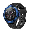 アウトドアスポーツ多機能スマートウォッチ,Bluetooth通話,ユーザー定義の文字盤,IP67防水,smart watch,ストップウォッチ,超長時間待機,電卓,SMS/Twitter/WhatsApp/Line/Gmail通知,着信表示,Line通知,iphone&Android対応,絶妙なパッケージング,贈り物(2)