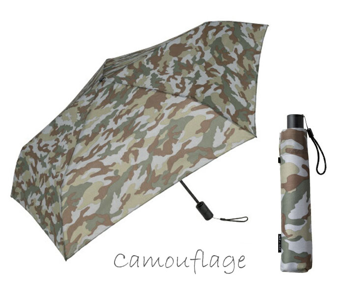 楽天市場】超軽量 折りたたみ傘（柄カモフラージュ・迷彩）（傘