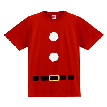 クリスマス シャツ サンタ Tシャツ コスプレ ( 4.0オンス ) サンタクロース おもしろTシャツ トナカイ ツリー プレゼント パーティー グッズ x'mas 仮装