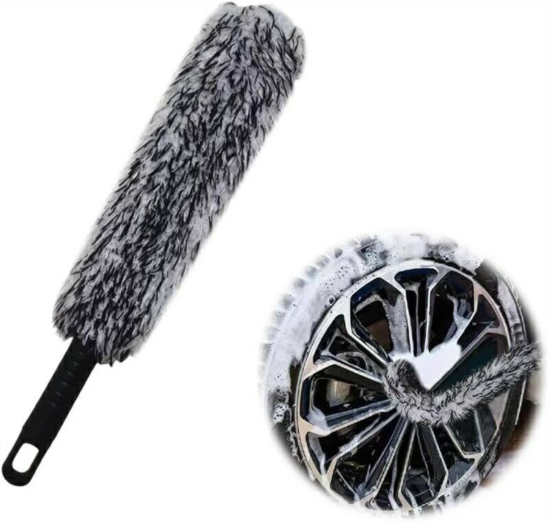 2個セット ホイール洗車ブラシ ホイール スポンジ ホイール洗車ブラシ マイクロファイバー 洗車 ホイールブラシ 洗車ブラシ ホイール用 スポンジ ホイール洗いブラシ ホイールモップ 曲げられる 傷つかない タイヤブラシ 飛び散らない タイヤホイールブラシ(2)