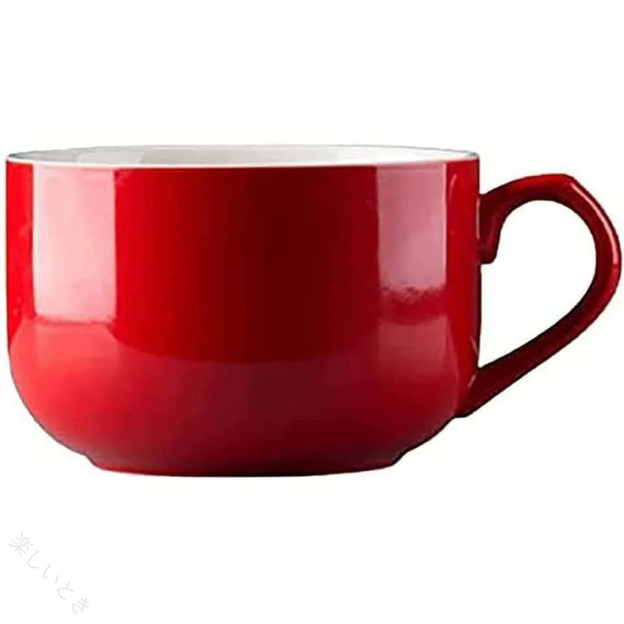商品情報 商品名 【送料無料】スープカップ 大きめ ボウル 陶器 750ml 大容量 マグカップ ハンドル付き セラミック 食器 耐熱 材質 耐久性のある磁器（厚手セラミック） サイズ 容量：750mL（25.4オンス）／広口タイプ 用途 ホットドリンク、コーヒー、紅茶、ホットチョコレート、スープ、ヌードル、シリアル、オートミール、プロテインシェイクなど、日常のさまざまな飲食シーンに活躍。 特徴 ・持ち手付きの広口設計で飲みやすく食べやすい ・滑らかで清潔感のある表面仕上げ ・厚手で丈夫な磁器製、欠けにくく耐久性が高い ・電子レンジ対応で使い勝手抜群 ・毎日の食卓やカフェ風スタイルにぴったりのデザイン ・家族で使いやすいサイズと握りやすいハンドル 使用上の注意 ・強い衝撃を与えないようご注意ください。 ・使用後はすぐに洗浄し、よく乾燥させて保管してください。 ・商品到着時に破損や部品不足がある場合は、注文履歴の「販売元」よりお問い合わせください。 【原産国／製造国: 中国】 指定された配送時間は承っておりません。【楽しいとき】