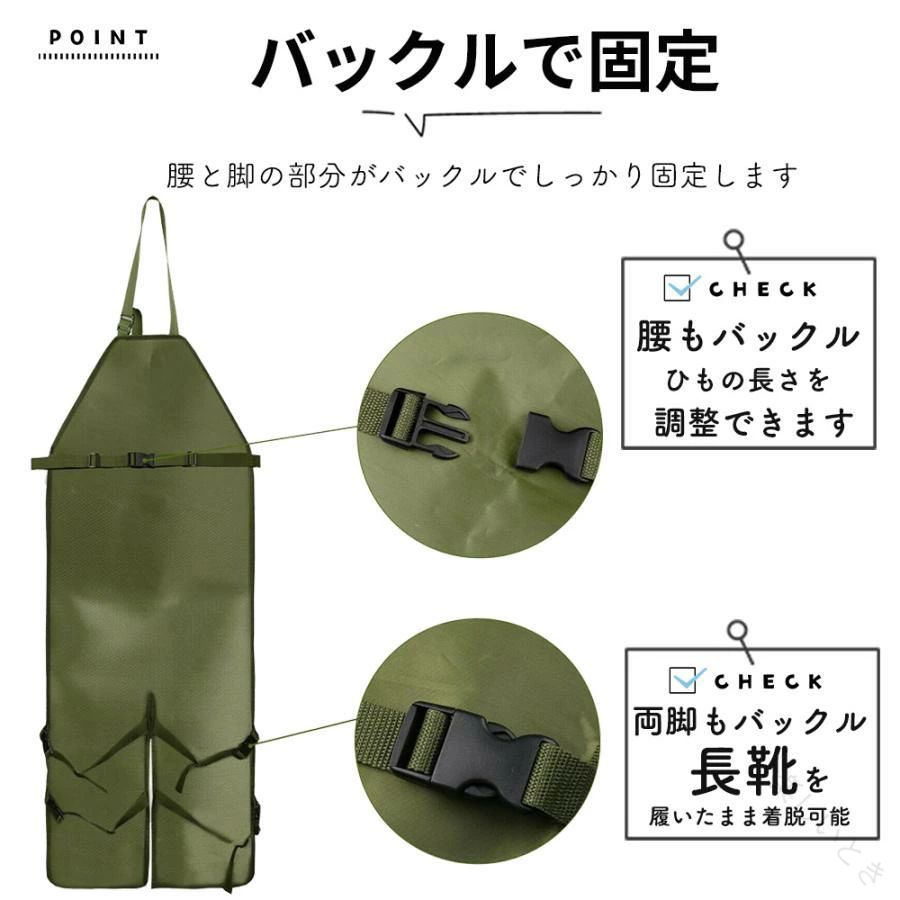 サロペット エプロン 業務用 作業用エプロン ワークエプロン 前掛け 多機能 ポケッ...