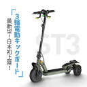 3輪電動キックボード 初心者向け 安定性抜群 サドルが付けられる 盗難防止 パスワード付き 機械式ダイヤロック搭載 スイング機能搭載 大容量バッテリー36V 1...