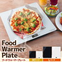 「フードウォーマープレート 」 サンコー 正規品 あったかグッズ 薄型保温プレート コンパクト 耐熱ガラス 簡単温度設定 選べるサイズ 選べるカラー お手入れ簡...