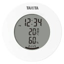 《P5倍 5日00:00〜23:59まで》デジタル温時計 TT585 ホワイト タニタ KK