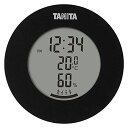 《P5倍 5日00:00〜23:59まで》デジタル温時計 TT585 ブラック タニタ KK