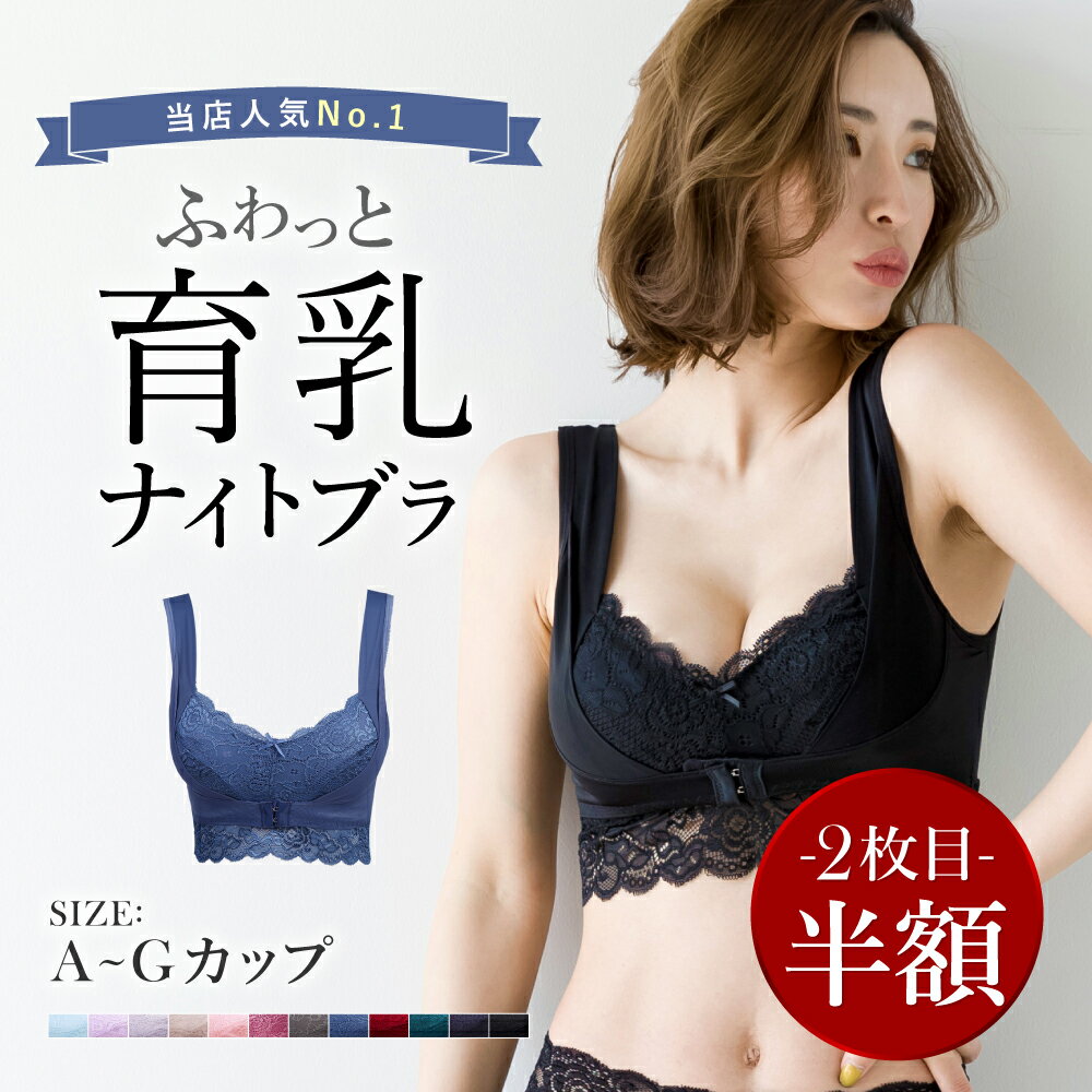 ＼サイズが合えばラッキー／ナイトブラ 育乳ブラ ノンワイヤー 小胸 育乳 ブラジャー 大きいサイズ ノンワイヤーブラ かわいい ノンワイヤーブラジャー 谷間 脇高 夜 ブラ バストアップ 横流れ 防止 補正ブラ 育乳ナイトブラ フロントホック