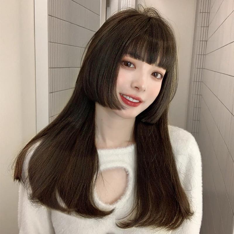 ウィッグ ロング フルウィッグ コスプレ ロリータ ネット付 姫カット フルウィッグ 耐熱ウィッグ 姫髪 かつら レディース 女性 医療用ウィッグ エクステ ウェーブ カール 自然 和装 ダンス 結婚式 ハロウィン 可愛い