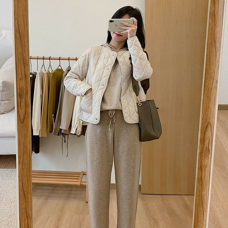 暖かい 羽織り 中綿 レディース アウター キルティングコート ジャケット 長袖 シンプル 大きいサイズ 軽量 普段使い 通勤 通学 学校 暖かい 防寒 秋コーデ 冬コーデ ポケット ルームウェア 部屋着