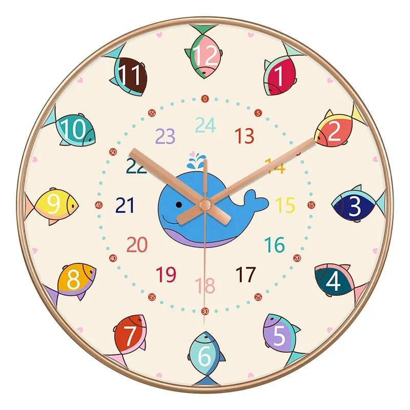 壁掛け時計 イージータイムクロック 知育クロック 知育掛け時計 子ども 子供 キッズ おしゃれ 見やすい デザイン シンプル [2]