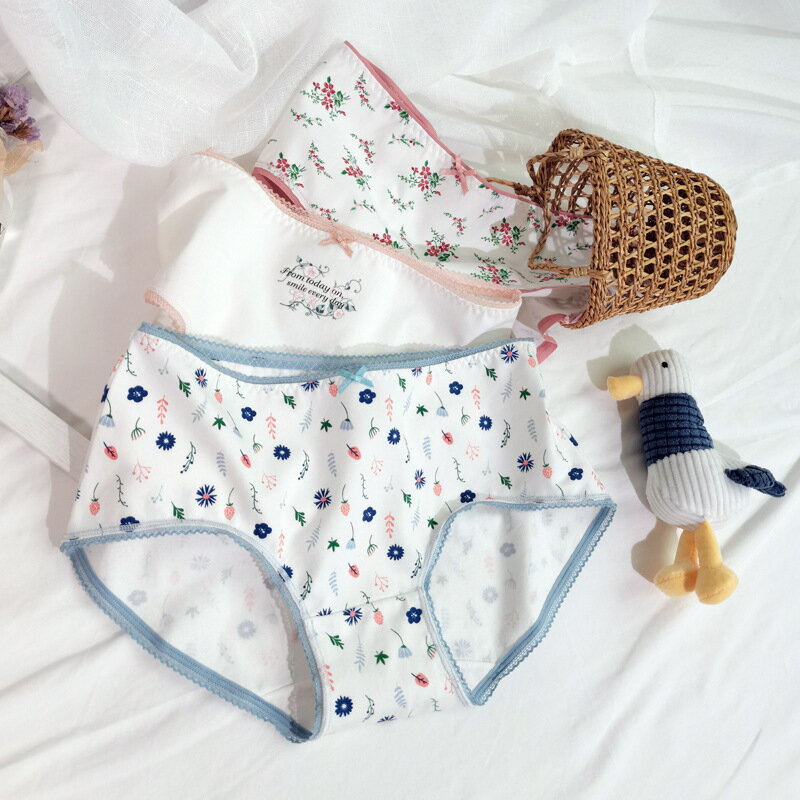 綿 ショーツ 学生 レディース パンティ コットン パンツ 抗菌 通気性抜群 薄手 なめらか 柔らか ストレッチ ひびきにくい レディース かわいい プリント ...
