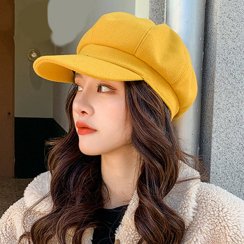 全9色!八角 キャスケット ハット 帽子 レディース ベレー帽 つばあり 春 秋 冬 おしゃれ 可愛い ギフト プレゼント 英国風 おしゃれ ファッション小物 送料無料