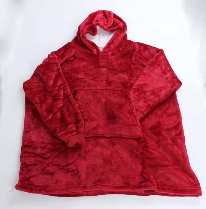 裏起毛 着る毛布 ルームウェア レディース メンズ もこもこ フランネル 静電気防止 洗える 部屋着 パジャマ フード付き 秋冬 あったかグッズ 暖かい 防寒 マイクロファイバー カップル 夫婦 男女兼用 [2]