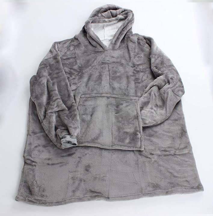 裏起毛 着る毛布 ルームウェア レディース メンズ もこもこ フランネル 静電気防止 洗える 部屋着 パジャマ フード付き 秋冬 あったかグッズ 暖かい 防寒 マイクロファイバー カップル 夫婦 男女兼用 [3]