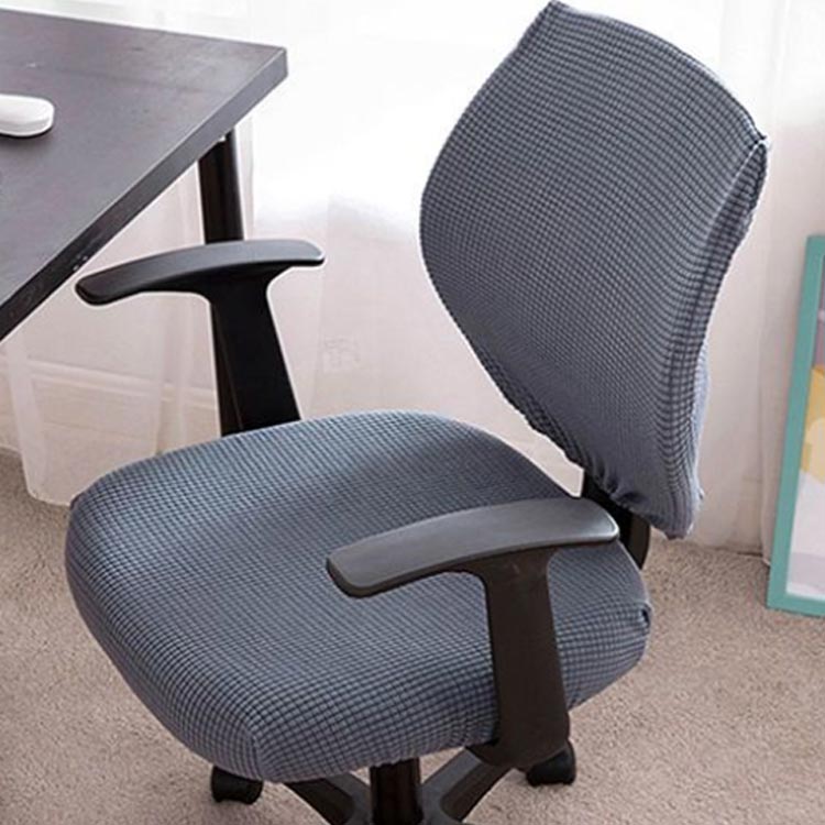 オフィス 椅子カバー 座面カバー+背もたれカバー 送料無料 オフィスチェアカバー 無地 洗える フィット ストレッチ ダイニング 椅子 カバー 幅広 事務 家庭 学校 昇降式椅子 診察椅子 回転椅子 カットチェア カバー [2]