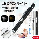 ＼P10／ペンライト 瞳孔 USB充電式 LED ハンディライト 小型 懐中電灯 軽量 LEDズーム ...