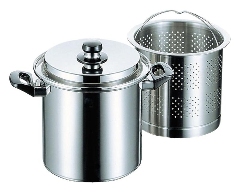 アカオアルミ フジノス エレックマスターライト パスタポット 20cm