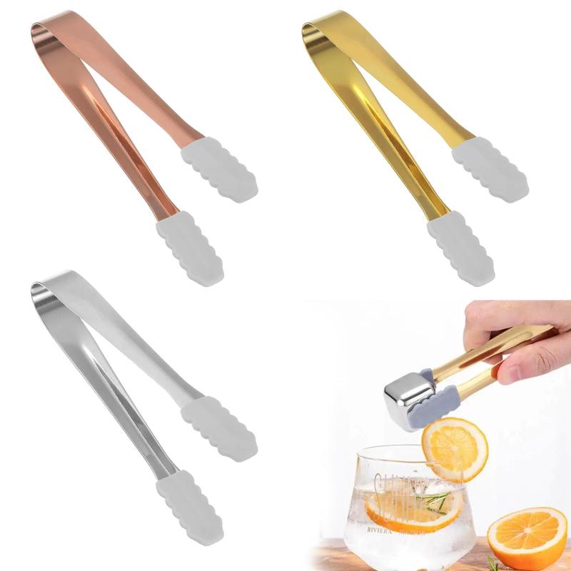 RICISUNG アイストング 氷 トング 3本セット ミニトング シュガートング 角砂糖 氷 お菓子 ステンレス ..