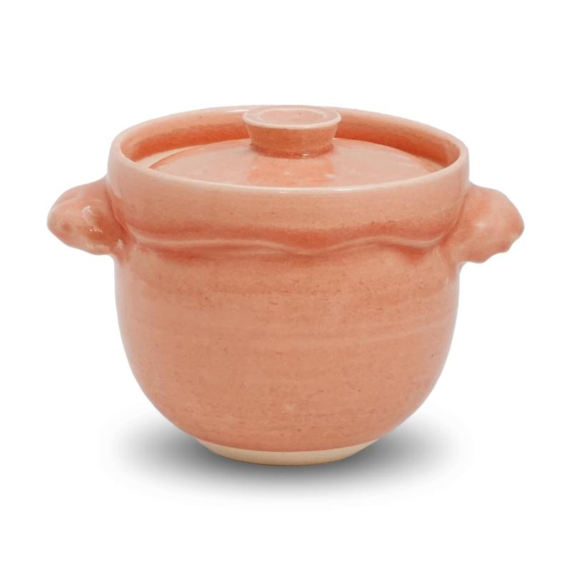 ふくべ屋 信楽焼 炊飯鍋 かめ型 一合炊き 少量炊飯 美味しくふっくら ガス直火専用 選べるカラー 一人..