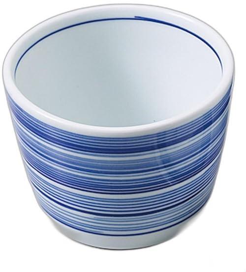 手描き駒筋 そば千代口 [ 8 x 8 x 6cm 180cc ] | そばちょこ セトモノホンポ(Setomonohonpo)