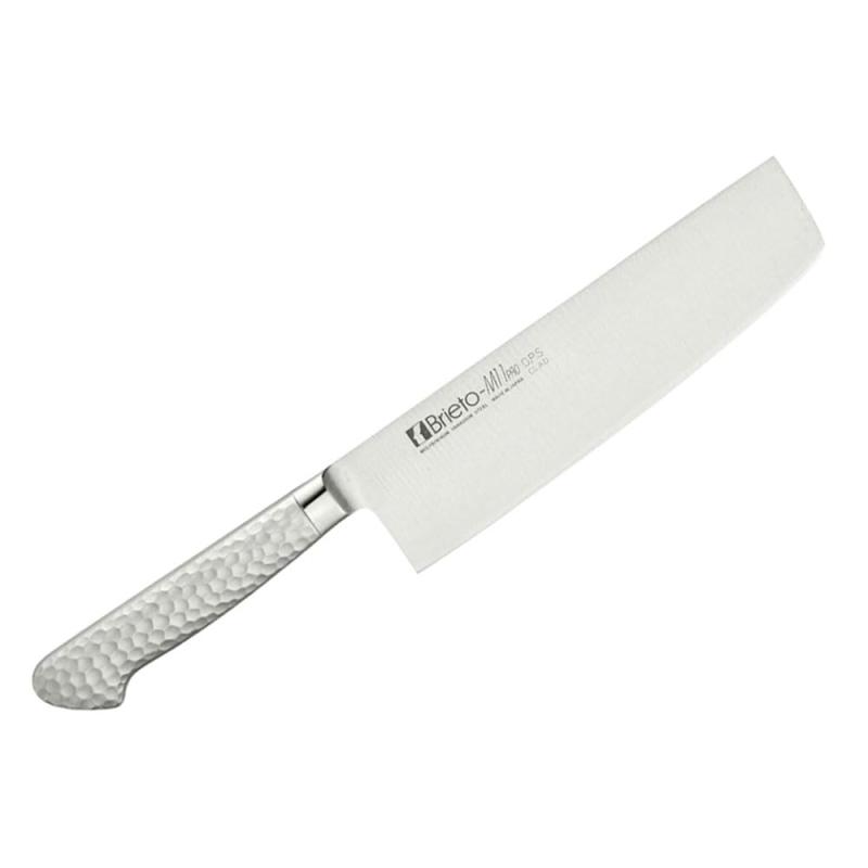 片岡製作所 菜切庖丁 シルバー 180mm 日本製 Brieto-M11pro D.P.S CLAD モリブデン・バナジウム鋼 割込..