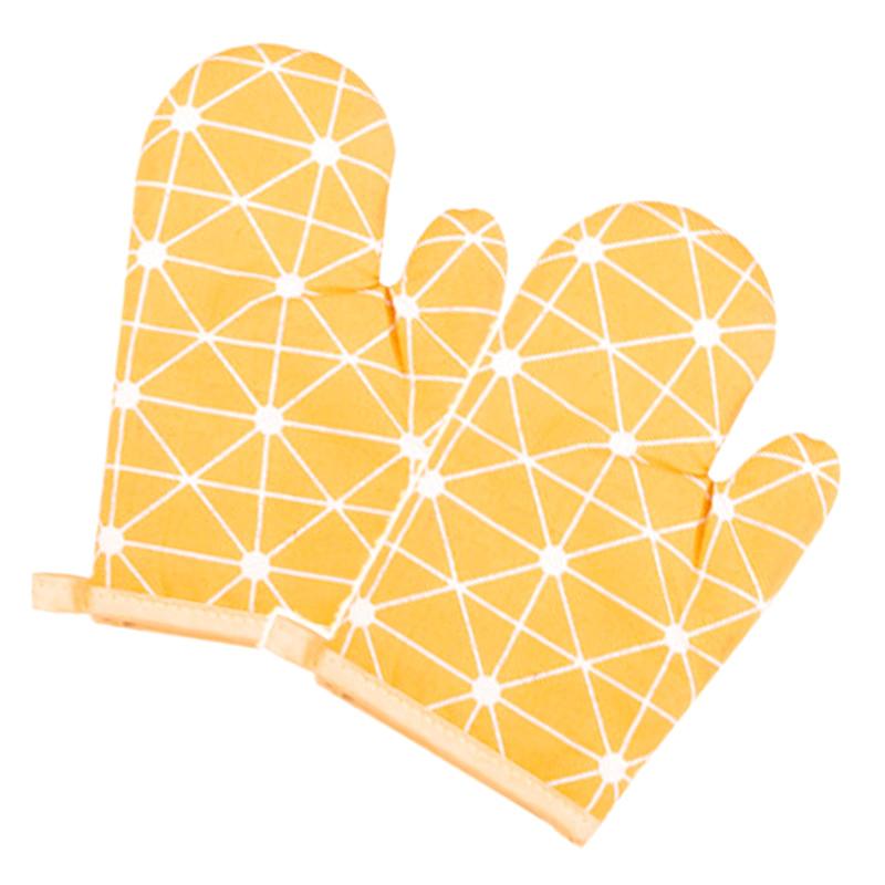 キッチンミトン 2個セット 両手 キッチングローブ 北欧 おしゃれ かわいい 鍋 グラタン皿 お菓子作り ..