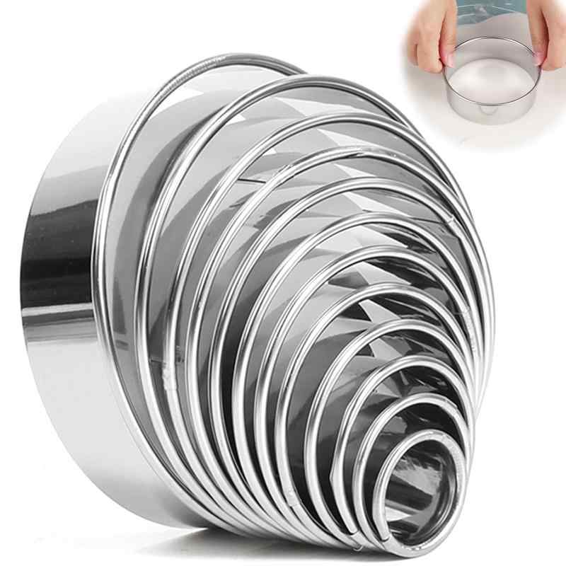 EsiFare セルクルセット 丸型クッキーカッター 型抜き 丸型クッキーの型 クッキー型 丸 クッキー型 丸 ..