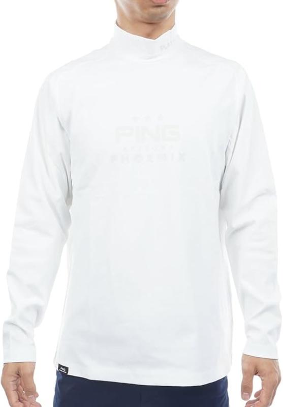 [Ping] メンズ 長袖 ハイネックシャツ (サーモソーラー:光吸収発熱) / ゴルフ / 621-5266902