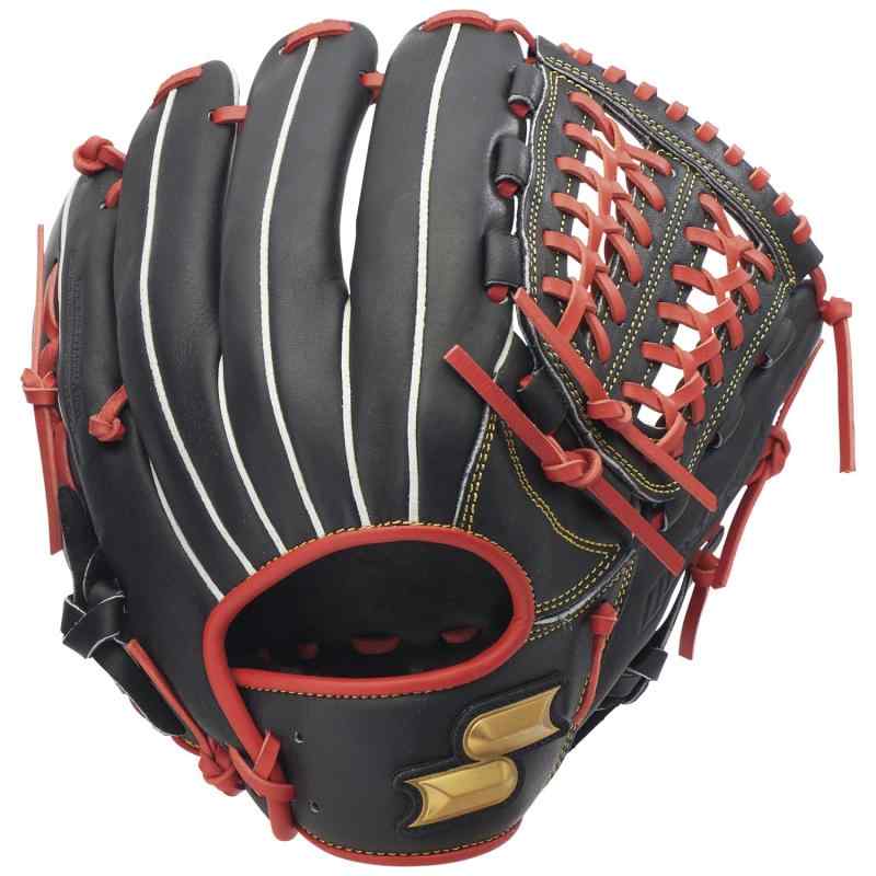 [エスエスケイ] 軟式ウインドリームシリーズ カラー オールラウンド用 WCG15025F ブラック×Bオレンジ(9032) L(右投げ)(4)