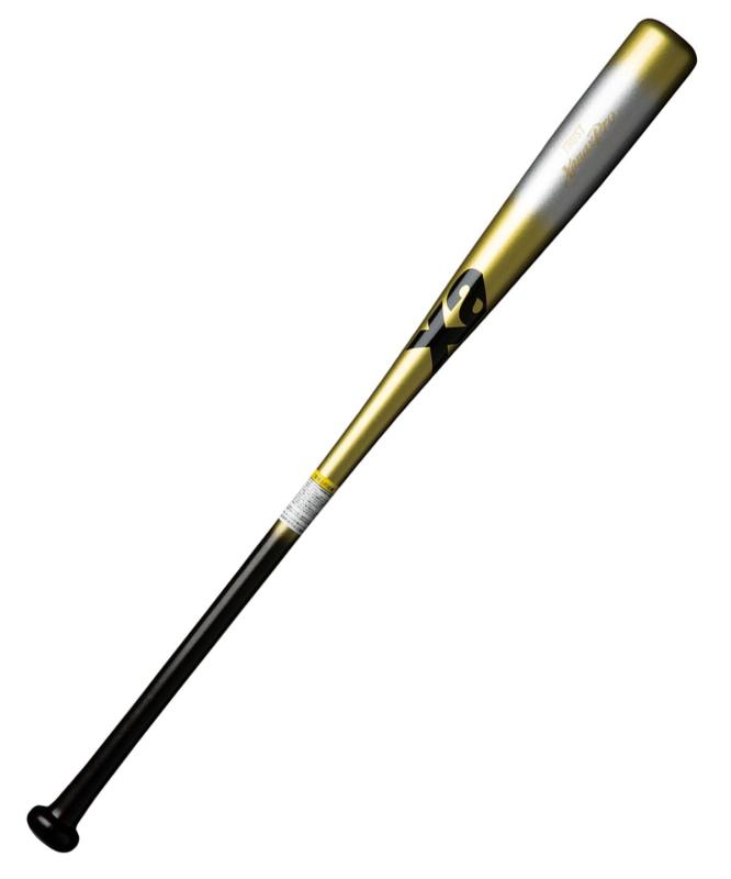 ザナックス(Xanax) 野球 ベースボール ノック用 短尺 木製ノックバット（82cm） メタリックゴールド×メ..