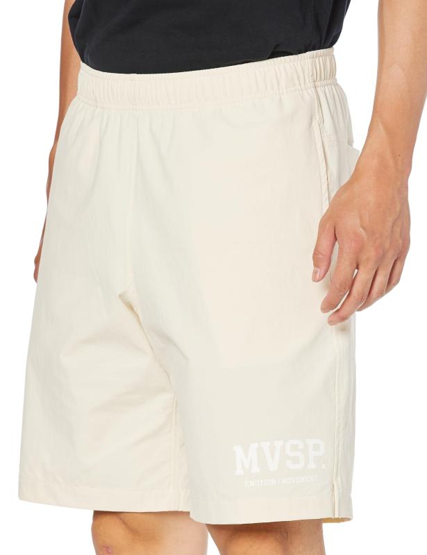 [ムーブスポーツ] ハーフパンツ デサント イージーショーツパンツ 4WAYストレッチ はっ水 UVカット(UPF50+) 左右ヒップポケット有 ウエスト紐有 MVSP