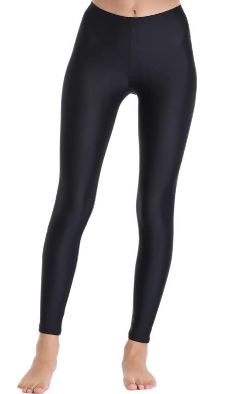 [CNYE] ラッシュガード レディース レギンス トレンカ ラッシュガード キッズ レギンス 水着 パンツ 水陸両用 女の子 子供 ブラック ロング スイムウェア コンプレッション タイツ スポーツ