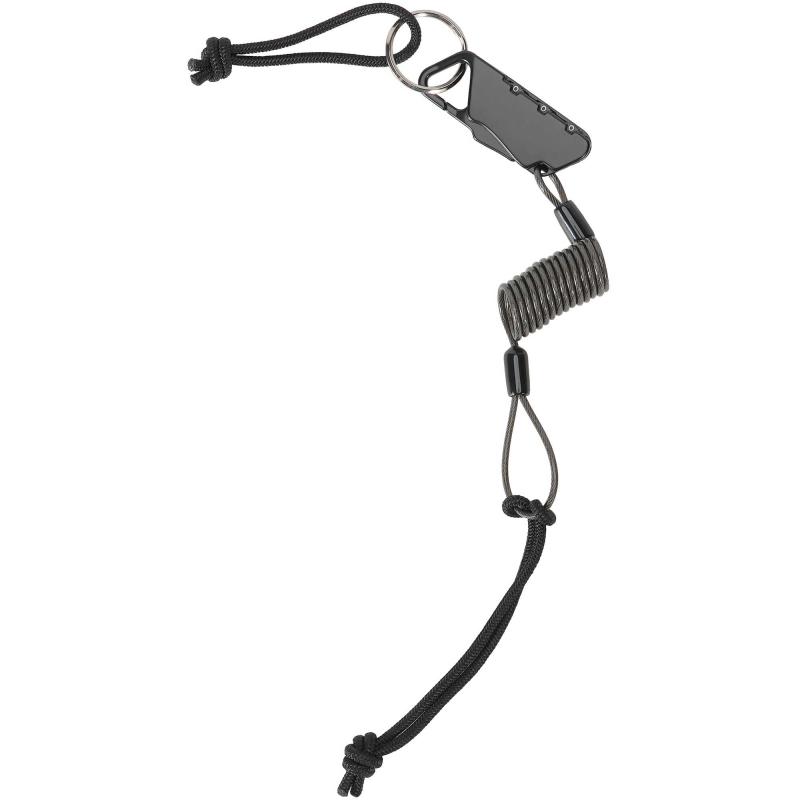 north peak(ノースピーク) リーシュコード スノーボード 【リーシュ最大長80cm/盗難防止用ダイアルロッ..