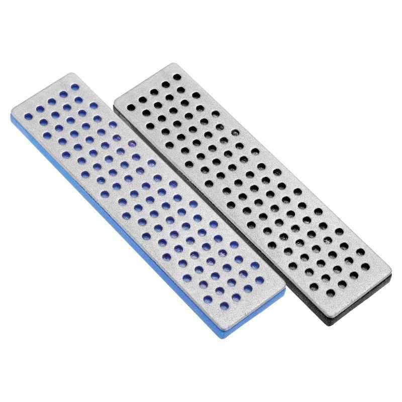 PATIKIL 100 mm 極粗スキースノーボードダイヤモンドストーン 2個 スキーエッジシャープナー ダイヤモ..