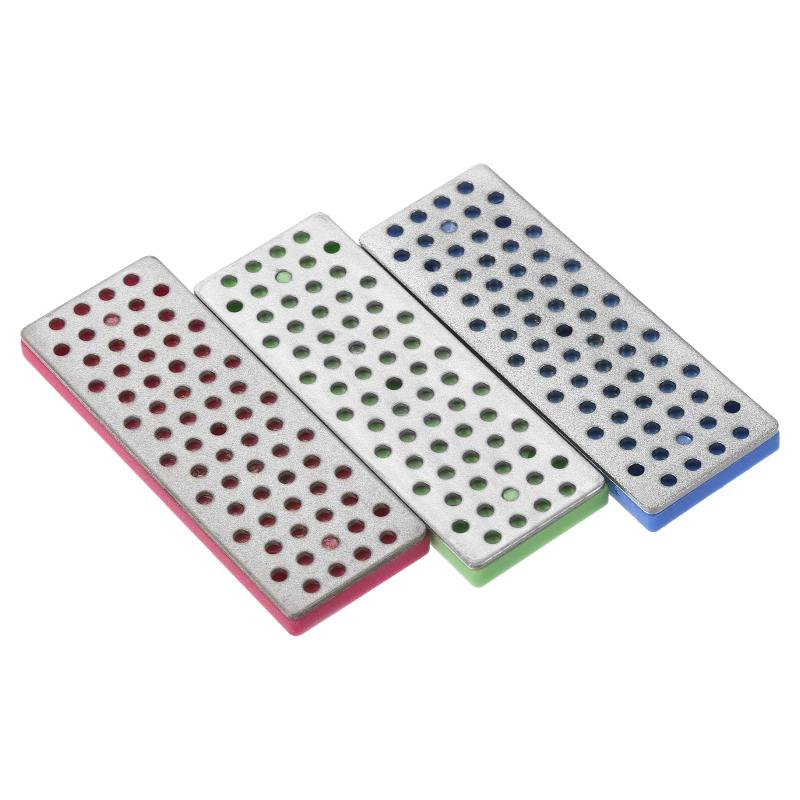 PATIKIL 70mmの超細目/細目/粗目スキースノーボードダイヤモンドストーン 3個セットスキーエッジシャー..