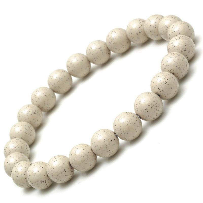 高濃度 北投石 ブレスレット 8mm 丸玉 本物 原石 台湾 原石 パワーストー...