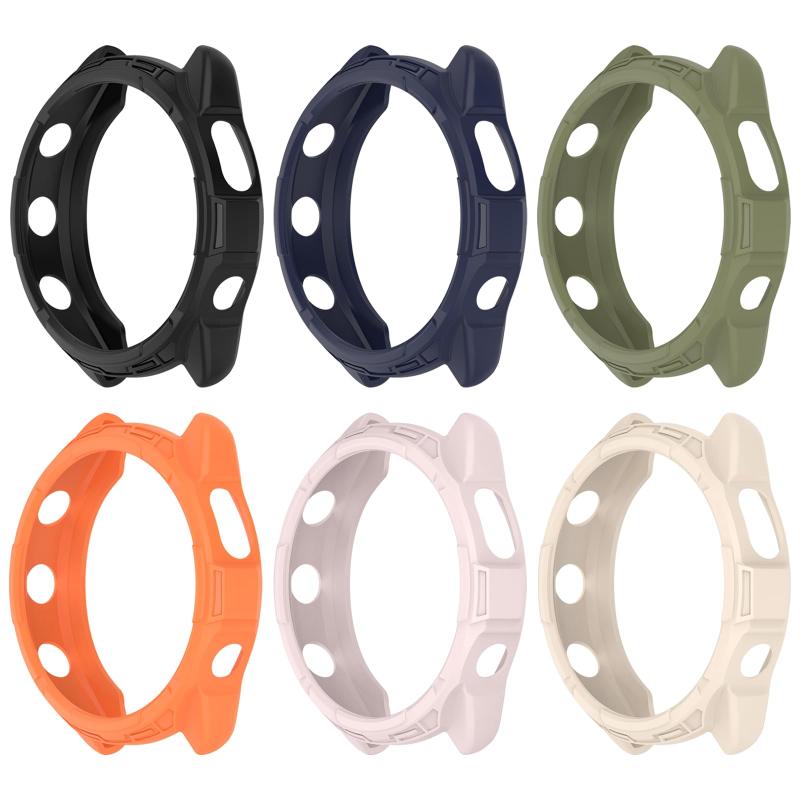 ［RuenTech］対応GARMIN Forerunner 965ケース 保護ケース Garmin Forerunner 965用カバー 6色可選 ソフトシリコン製 プロテクターカバー 耐衝撃 軽量 取り付け簡単