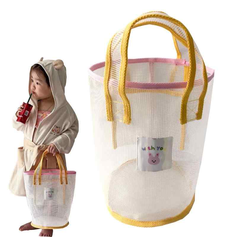 KALAVIKA メッシュバッグ トート プールバッグ 水泳 ビーチバッグ スイミング 水遊び 着替え 水着入れ ..