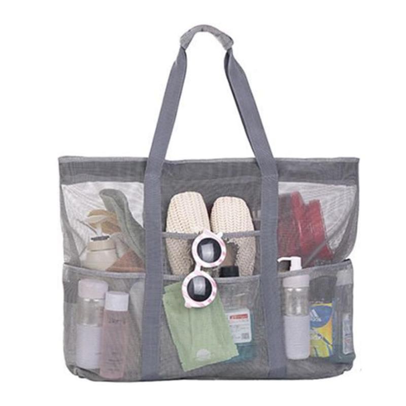 [ハッピーボックス] 大型メッシュバッグ ビーチバッグ