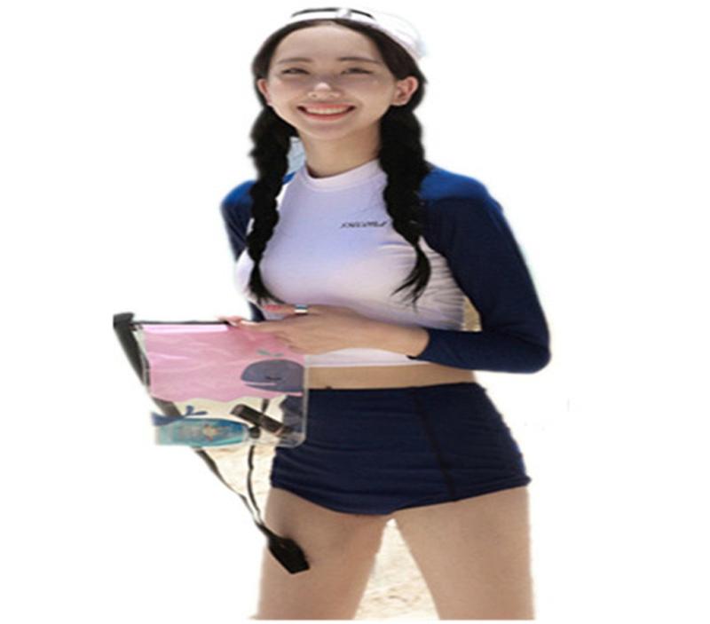 [イールション] 水着 レディース 体型カバー フィットネス 長袖 サーフウェア ボディスーツ ショートパ..