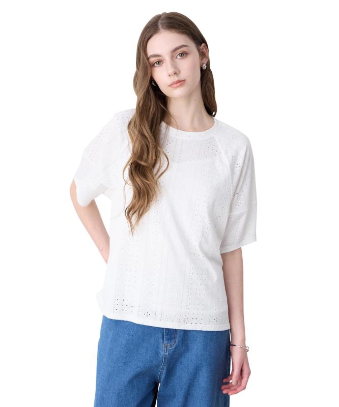 [ルスークホリデー] ランタンスリーブレースプルオーバー レディス291178 レディース