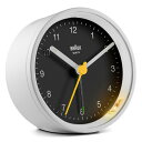 BRAUN ALARM CLOCK ブラウン アラーム クロック 時計 クロック ブラック 黒 ホワイト 白 置き時計 目覚まし時計 トラベル 旅行 BC012WB 【並行輸入品】(3)