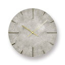 レムノス 掛け時計 アナログ 真鍮 銀 クエィント 斑紋純銀色 Quaint AZ15-06 SL Lemnos 直径25cm(3)